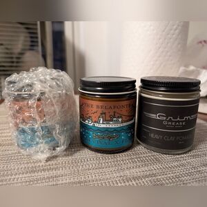 Bundle X3 Men's Hair Pomade Clay - Shear Revival X Flagship & Grim Grease